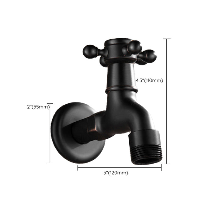 BowLift | Wide Bathroom Sink Faucet Wall-Mounted Cross Handle Faucet