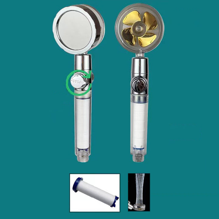 BowLift | Plastic Showerhead Contemporary Handheld Showerhead with Water Filtration