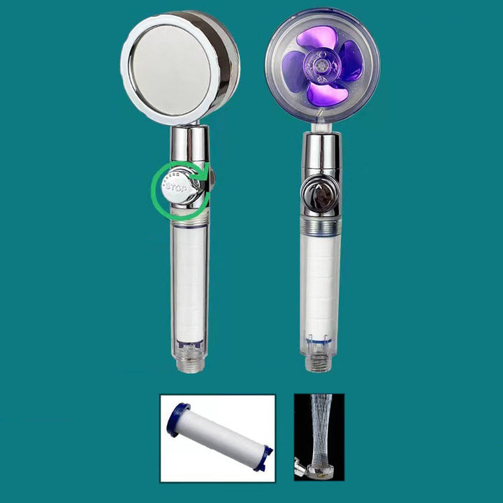 BowLift | Plastic Showerhead Contemporary Handheld Showerhead with Water Filtration