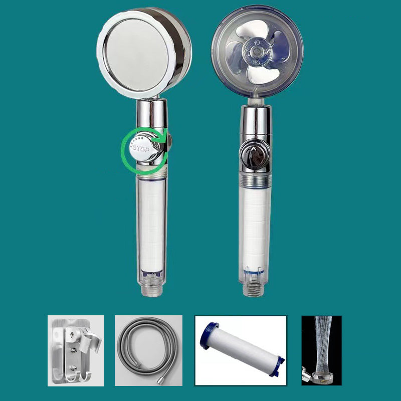 BowLift | Plastic Showerhead Contemporary Handheld Showerhead with Water Filtration