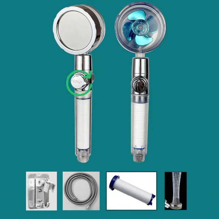 BowLift | Plastic Showerhead Contemporary Handheld Showerhead with Water Filtration