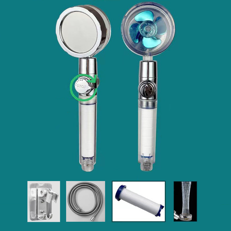 BowLift | Plastic Showerhead Contemporary Handheld Showerhead with Water Filtration