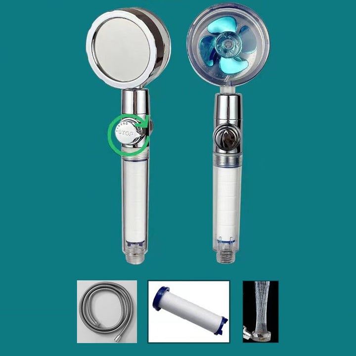BowLift | Plastic Showerhead Contemporary Handheld Showerhead with Water Filtration