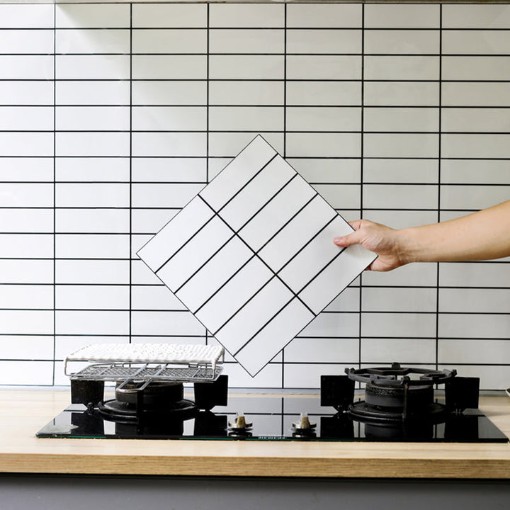 BowLift | Plastic Peel and Stick Tiles Modern Peel and Stick Tiles for Kitchen and Bathroom