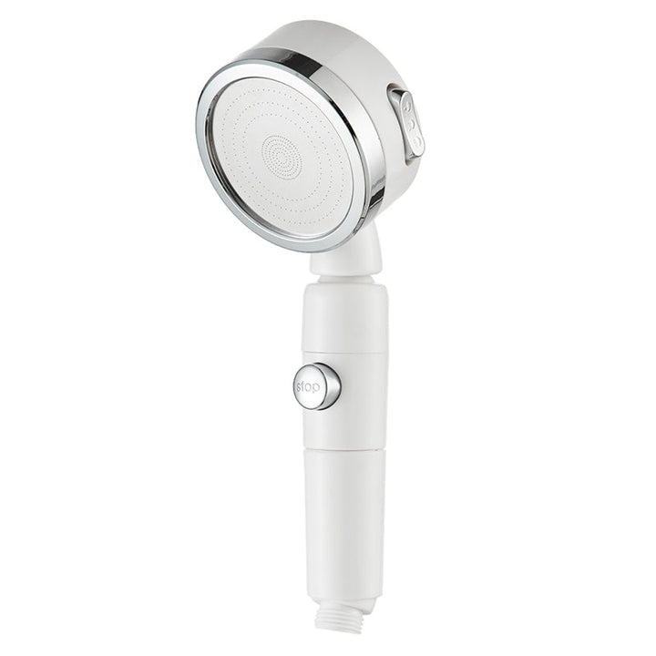 BowLift | Contemporary 3 Jet Shower Head Adjustable Spray Pattern Rotatable Handheld Shower