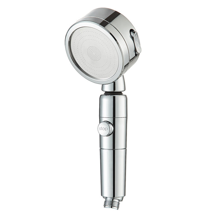 BowLift | Contemporary 3 Jet Shower Head Adjustable Spray Pattern Rotatable Handheld Shower