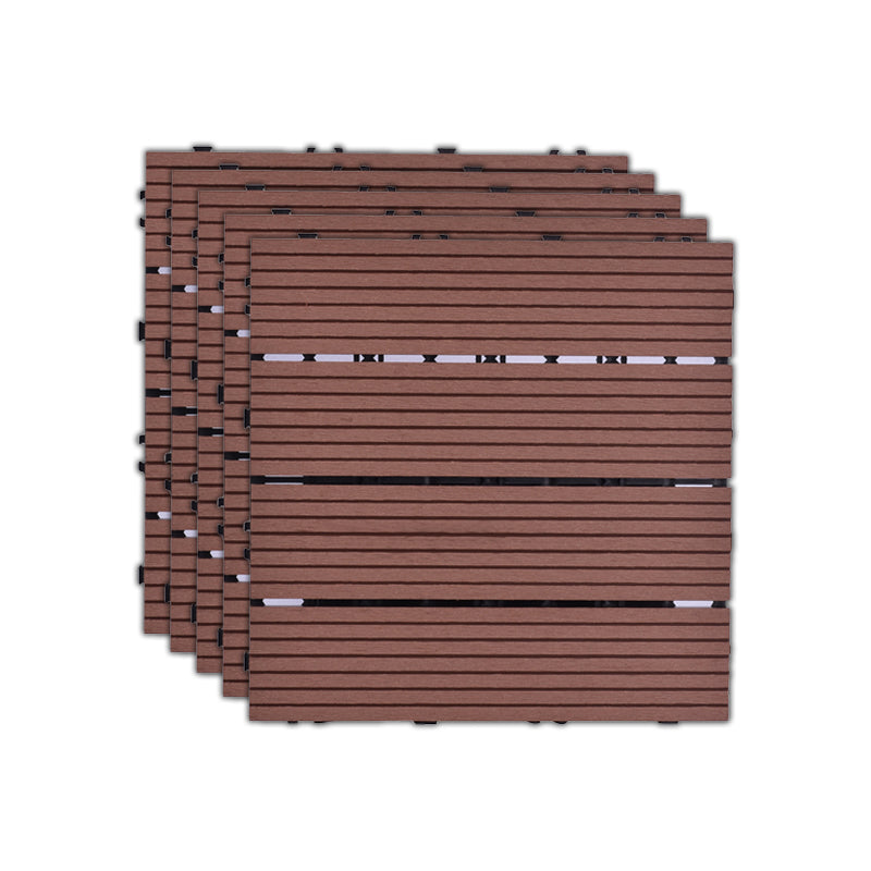 BowLift | 11 Pack 12" X 12" Square Deck/Patio Tiles Snap Fit for Outdoor Patio Tiles