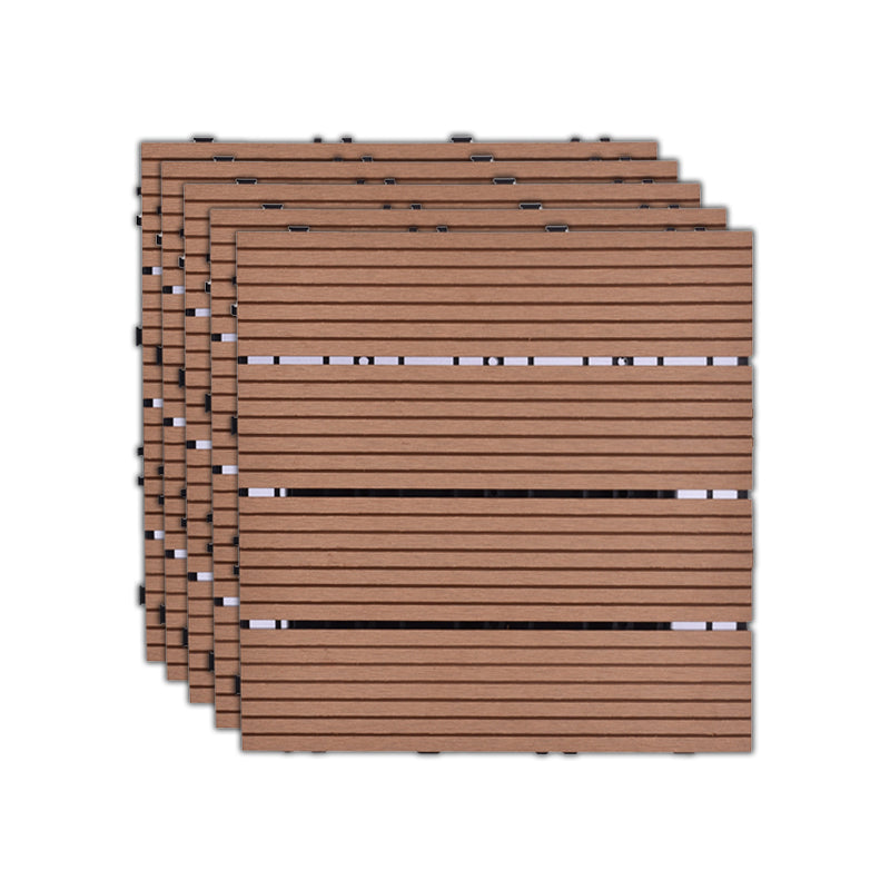 BowLift | 11 Pack 12" X 12" Square Deck/Patio Tiles Snap Fit for Outdoor Patio Tiles