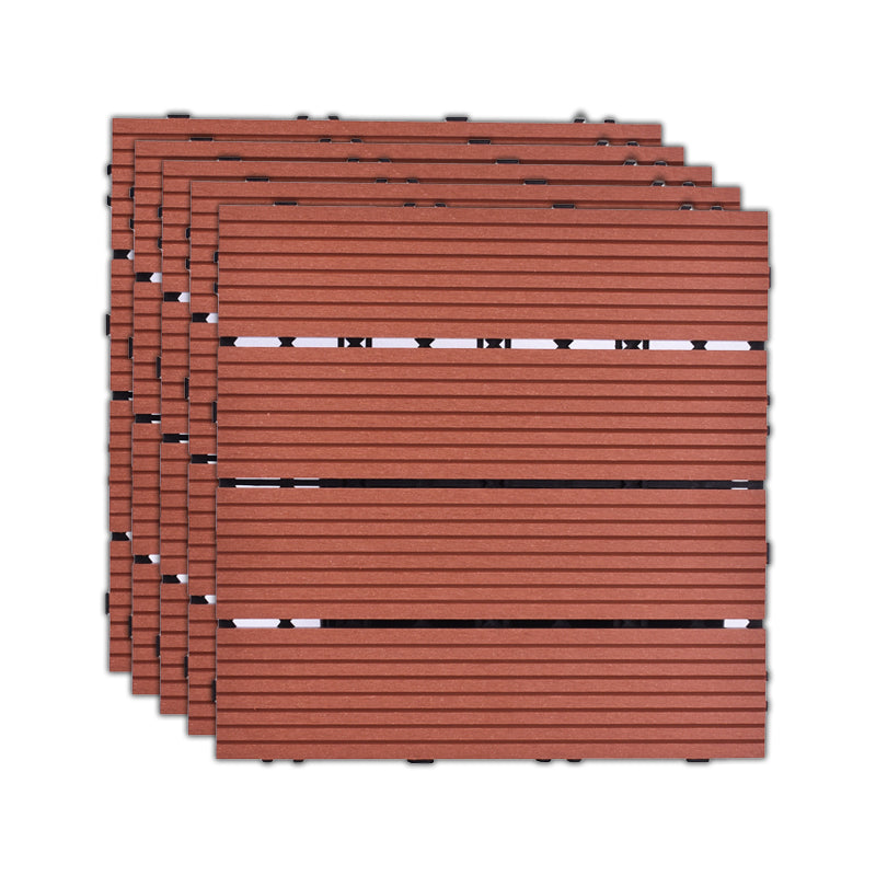 BowLift | 11 Pack 12" X 12" Square Deck/Patio Tiles Snap Fit for Outdoor Patio Tiles