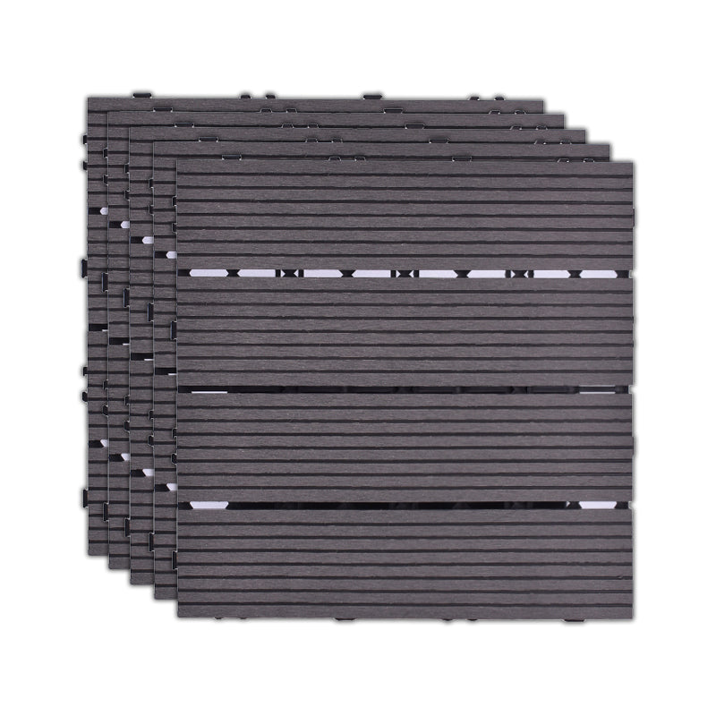BowLift | 11 Pack 12" X 12" Square Deck/Patio Tiles Snap Fit for Outdoor Patio Tiles