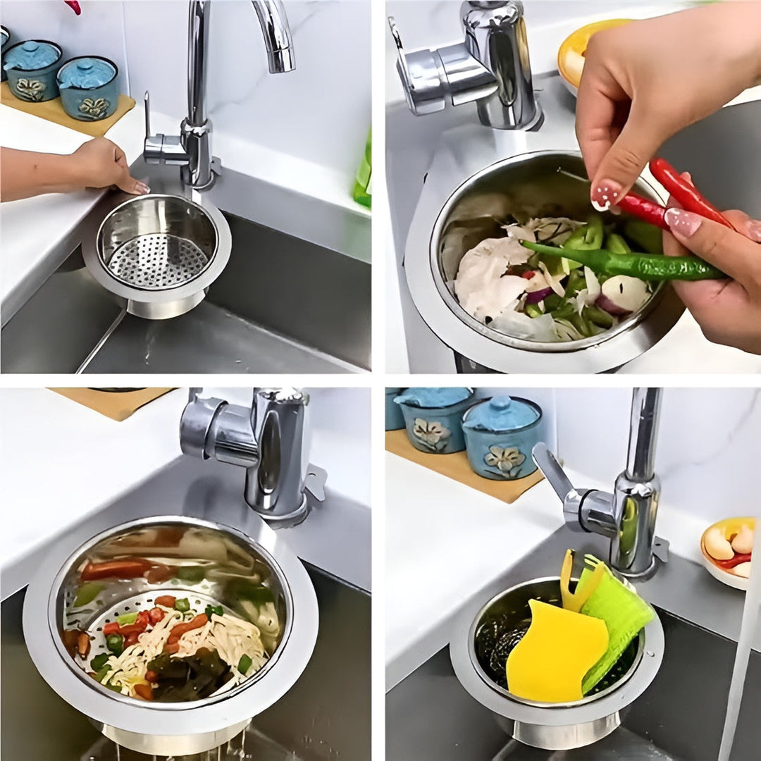 Drain Strainer – Practical Kitchen Accessory | Prevents Clogs | Bowlift