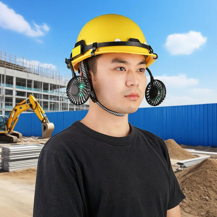 BowLift | Ventilated Construction Helmet with Adjustable Cooling Fan – Biniveil
