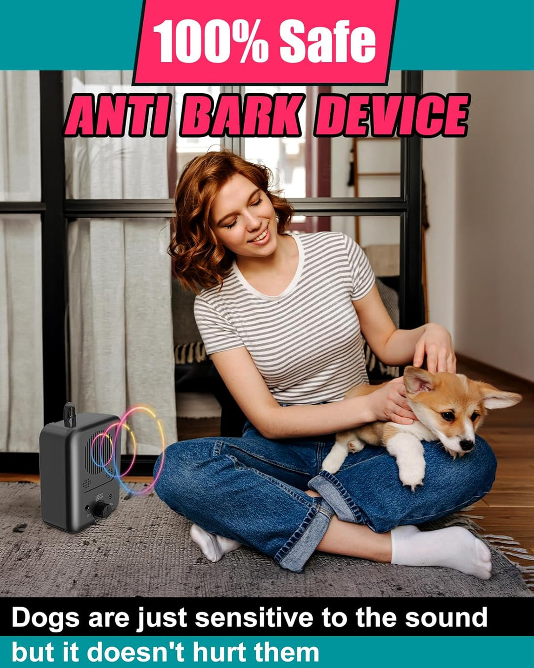 BowLift | Rechargeable Ultrasonic Anti Barking Device with 50ft Range – Calvero