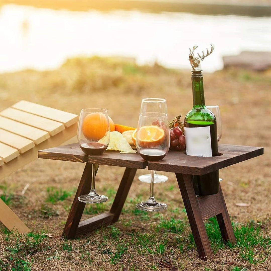 BowLift | Mobile Wooden Wine Rack with Top