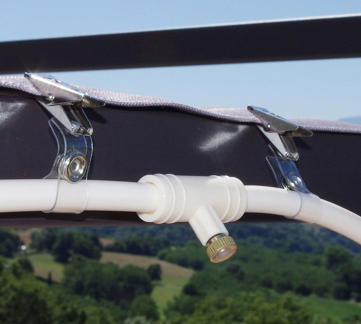 BowLift | Spray irrigation system – Water hose with spray nozzles for refreshing cooling in the garden