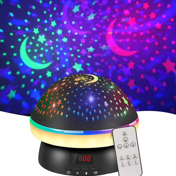 StarGlow Nightlight – Magical Star Projector with Timer Bowlift