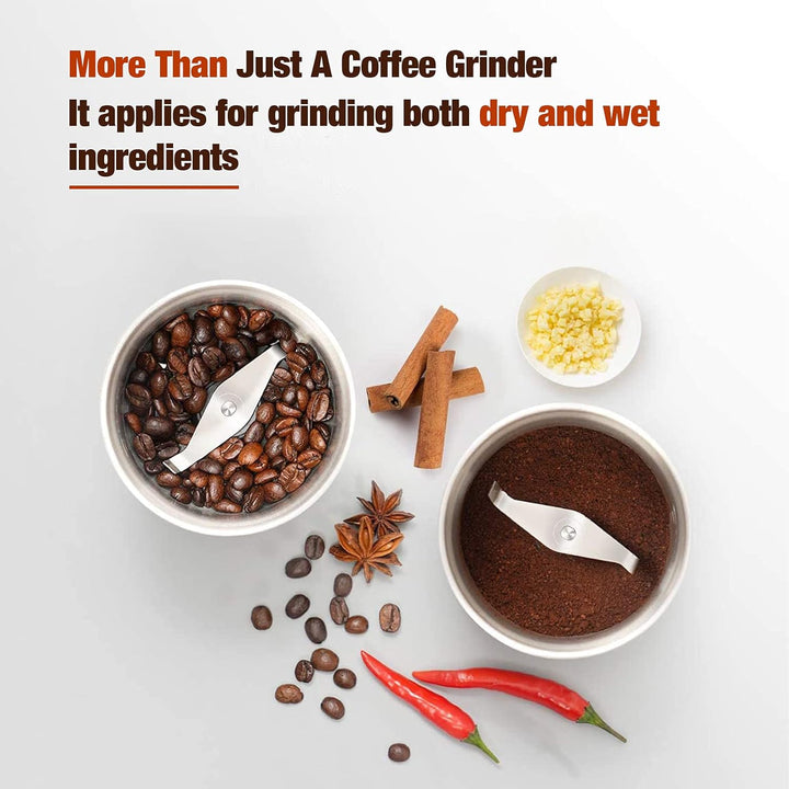 BowLift | Electric Coffee & Spice Grinder with Removable Cup – BrewMate