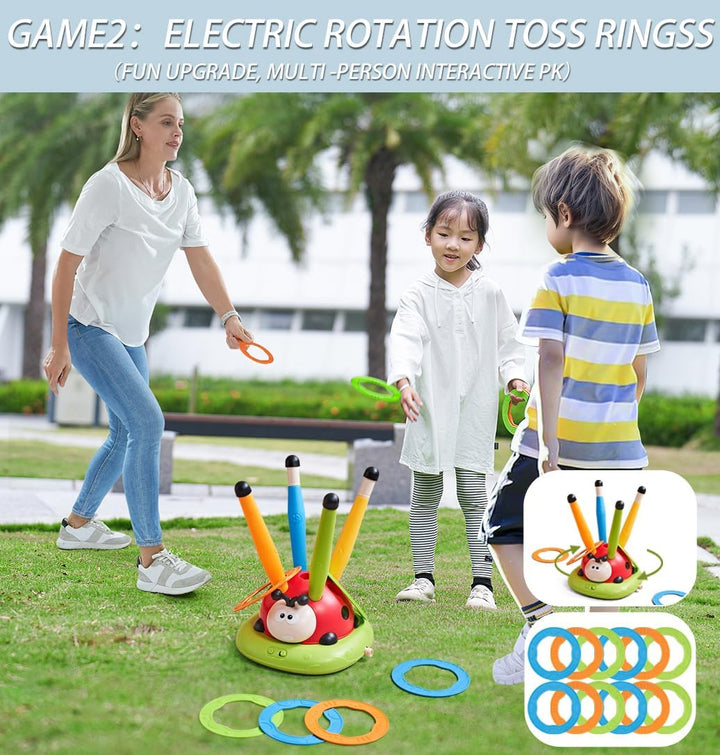 BowLift | 3-in-1 Ring Toss and Rocket Games - Exploration of Adventure