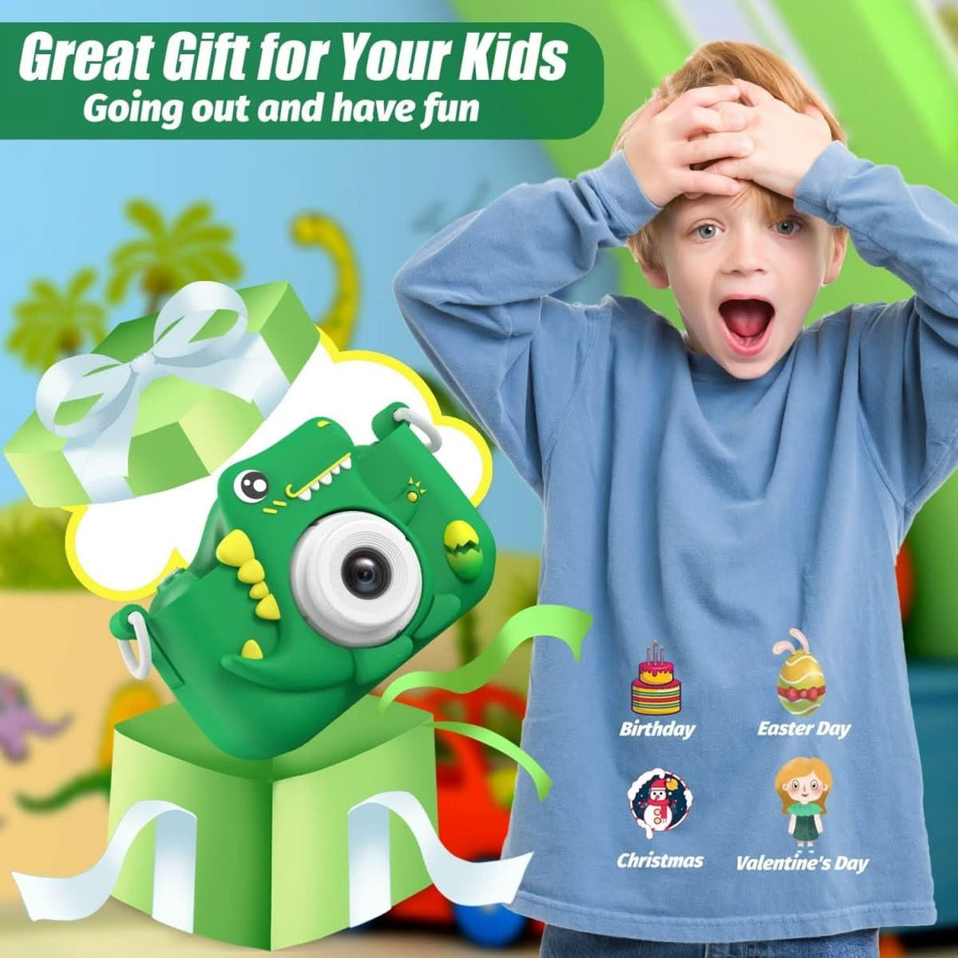 BowLift | PhotoDino – Children's camera in dinosaur design with 1080p HD & selfie function