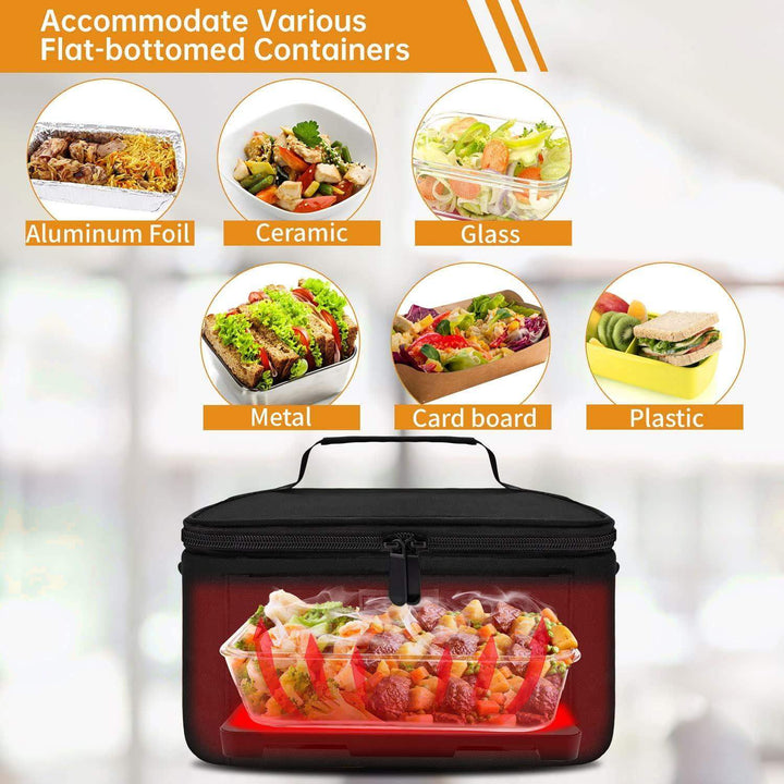HeatGo Pro – Electric Portable Food Warmer Lunchbox with 3-in-1 Connection | Bowlift