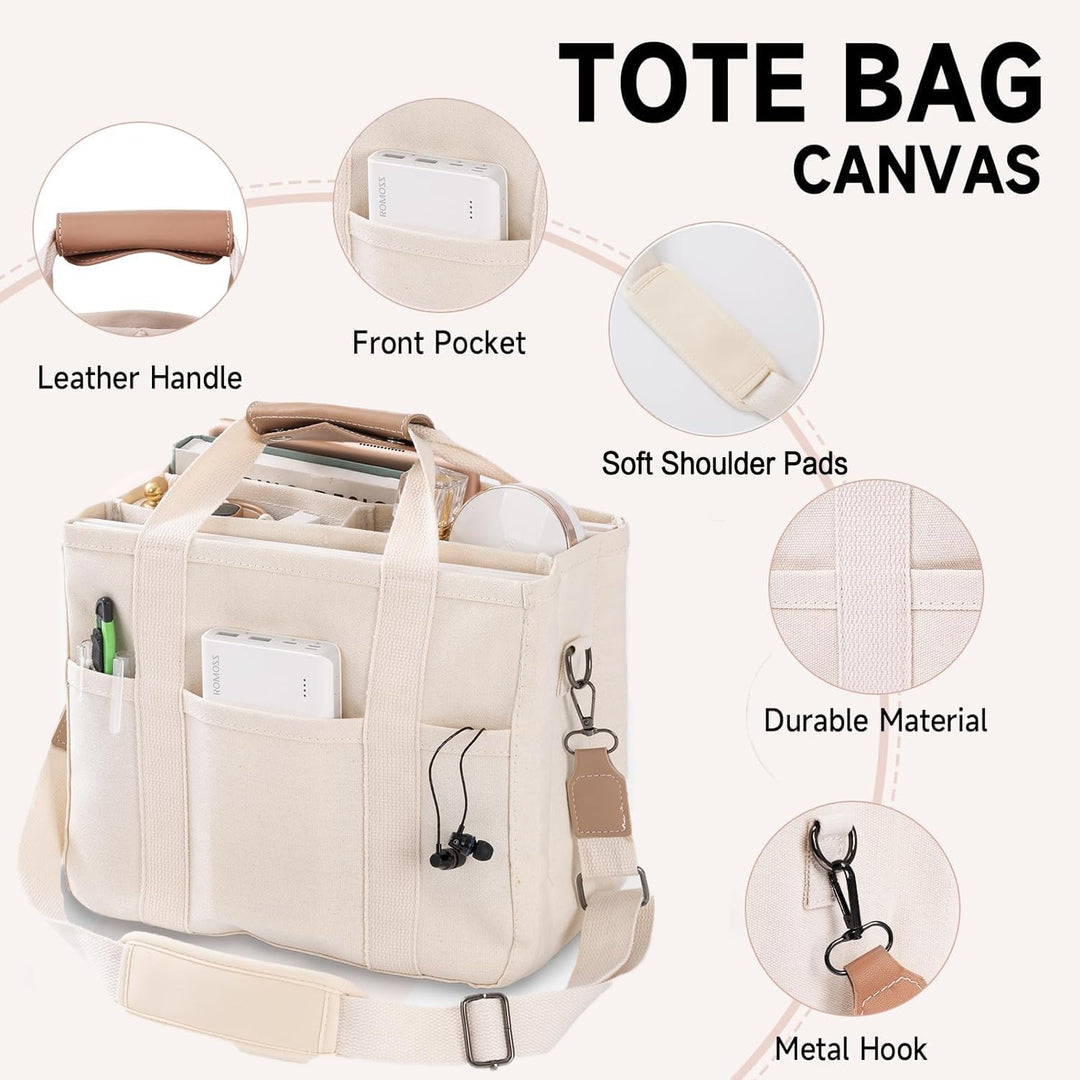 BowLift | Canvas Tote Bag - UrbanGrace
