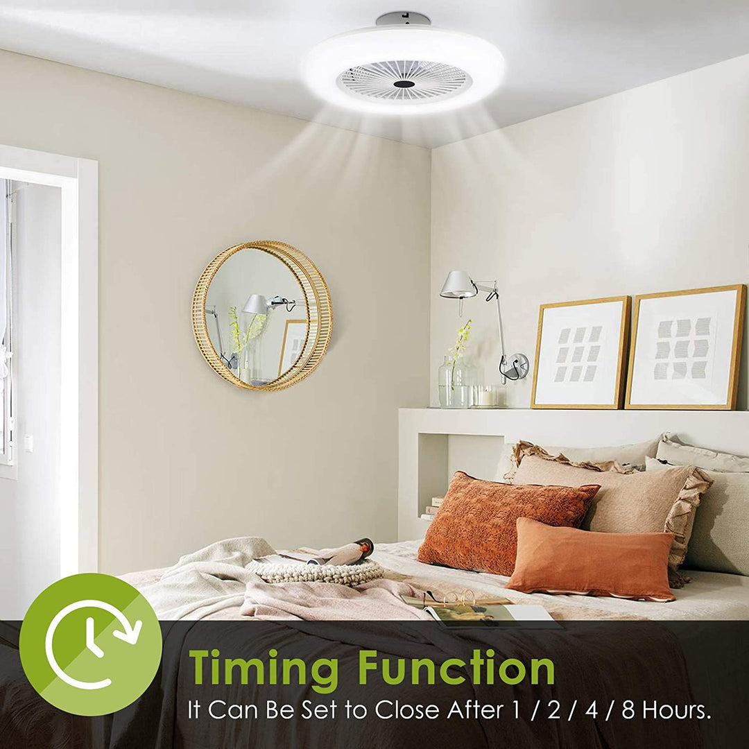 Ceiling fan with lighting 80W with remote control | Bowlift