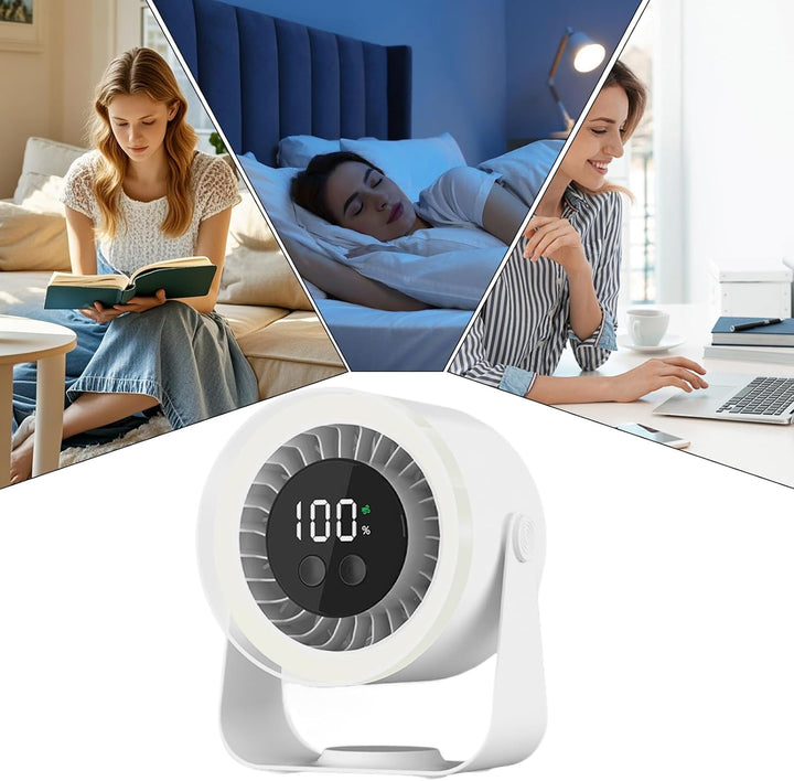 BowLift | Quiet Desk Fan – Auralis