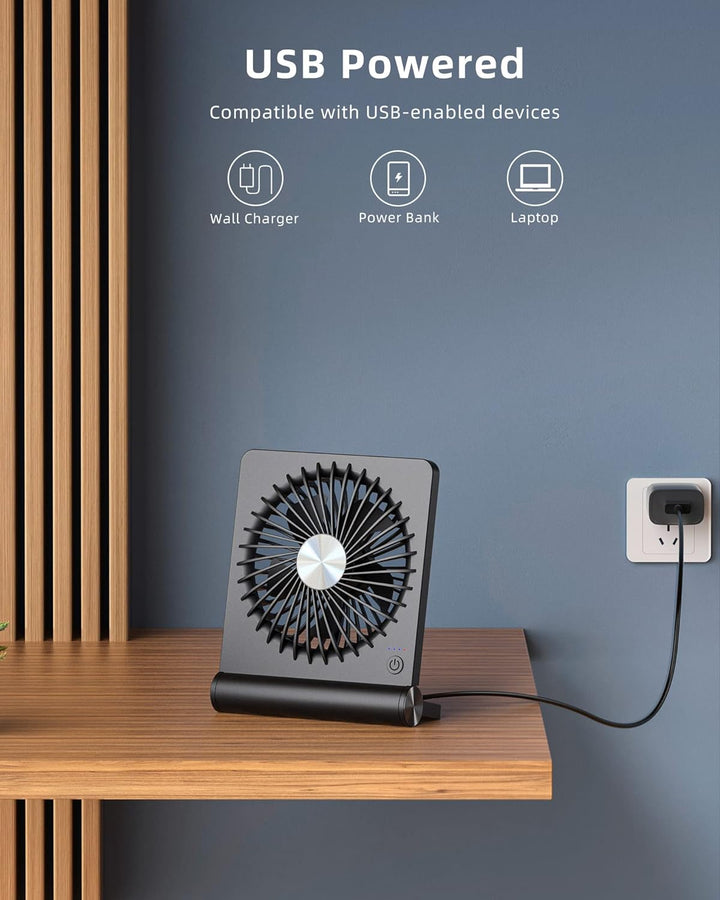 BowLift | Stronger Wind Ultra Quiet Small Table Fan