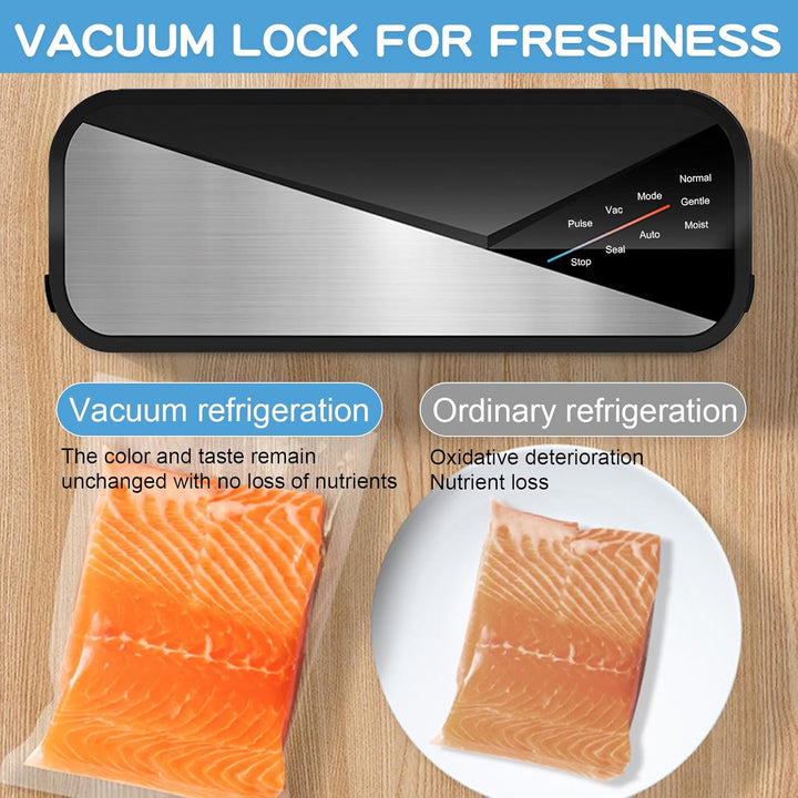 BowLift | 6-in-1 Vacuum Sealer with 80kPa Suction and 30cm Sealing Strip – Fresvyn
