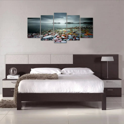 Set Of 5 Lake View Decorative Canvas | Bowlift