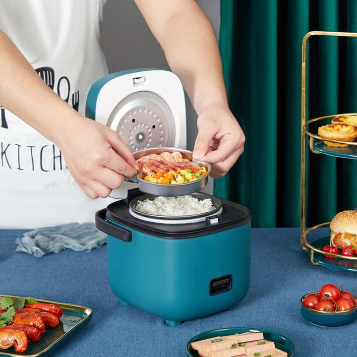 BowLift | MiniChef 1.2L Rice Cooker – Compact Multicooker with Steaming Function and One-Button Control
