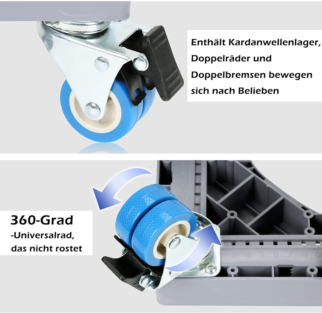 Washing machine underframe base adjustable | Bowlift