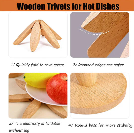 BowLift | Wooden Trivets For Hot Dishes