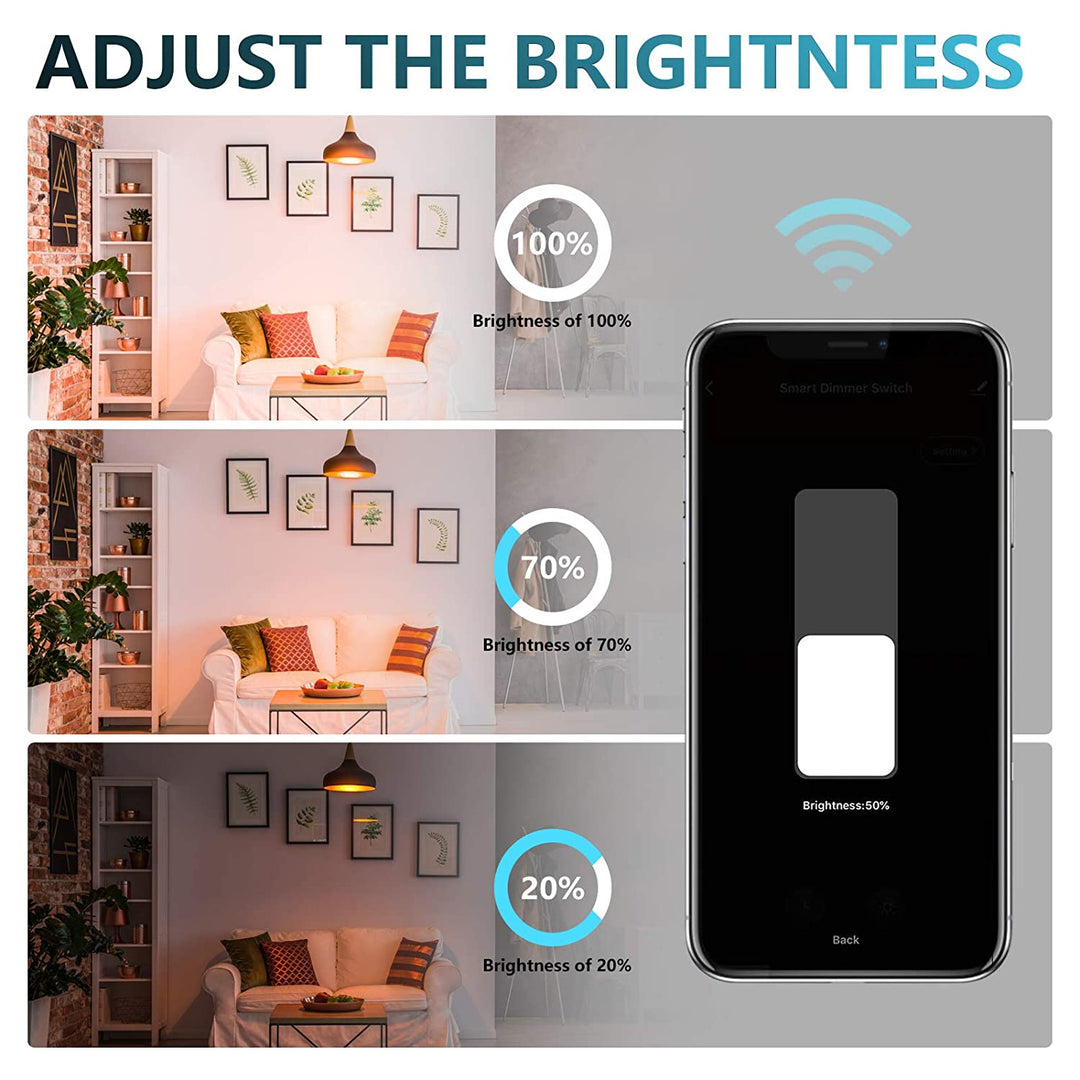 Smart Dimmer Dimmer Switch Touch with Remote Control | Bowlift