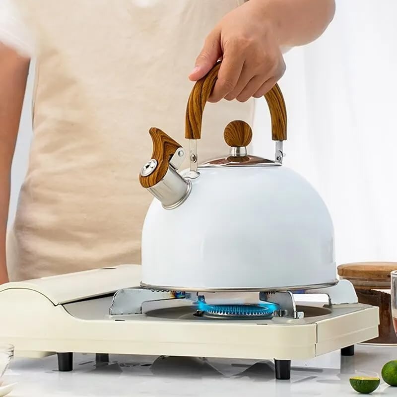 Stainless Steel Whistling Kettle Cooking Time – 2.5L or 3L with Sound Signal | Bowlift