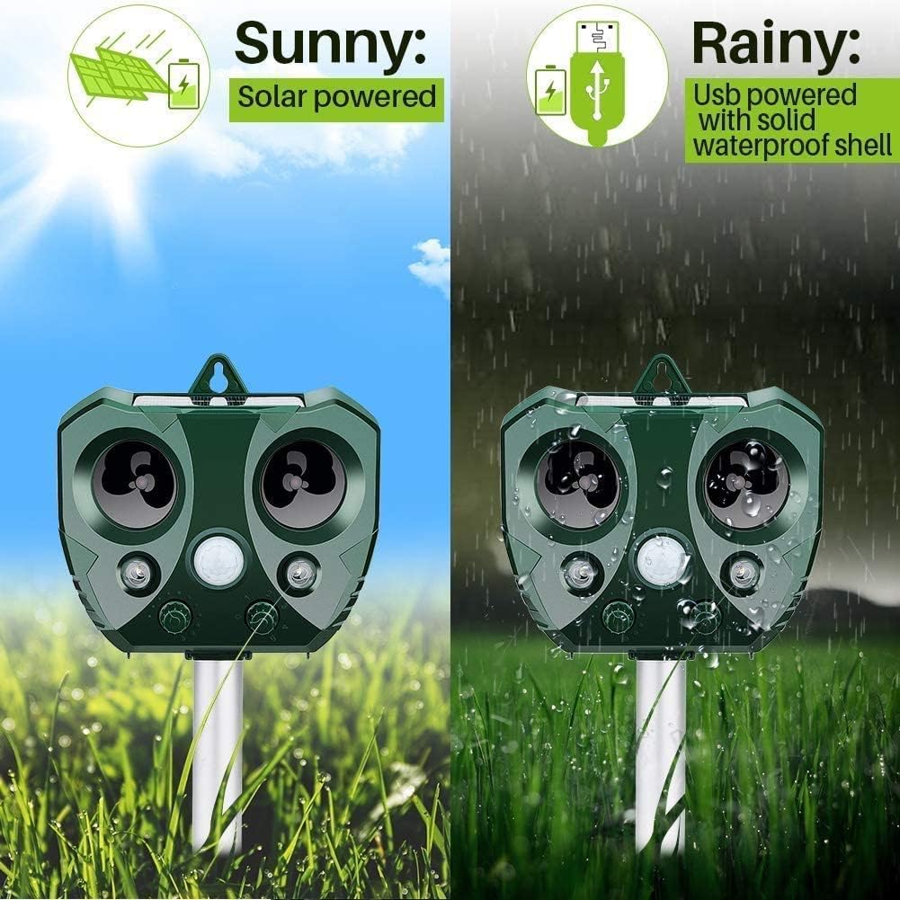 BowLift | Effective Pest Repeller – Solar Ultrasonic Animal Deterrent for Garden
