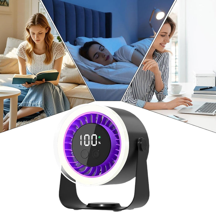 BowLift | Quiet Desk Fan – Auralis