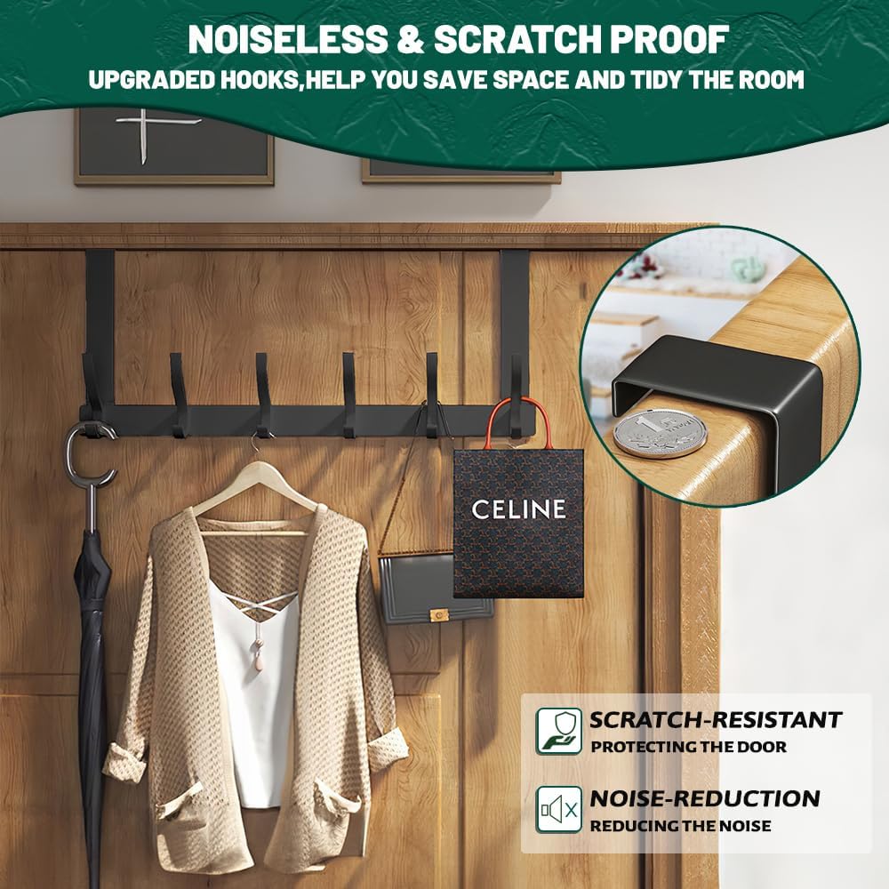 BowLift | Over Door Hanger with 6 Hooks