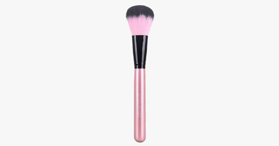BowLift | Powder Makeup Brush - Made from synthetic fibers - Full & round shape - For loose and pressed powder products - Perfect for foundations, blush & bronzer