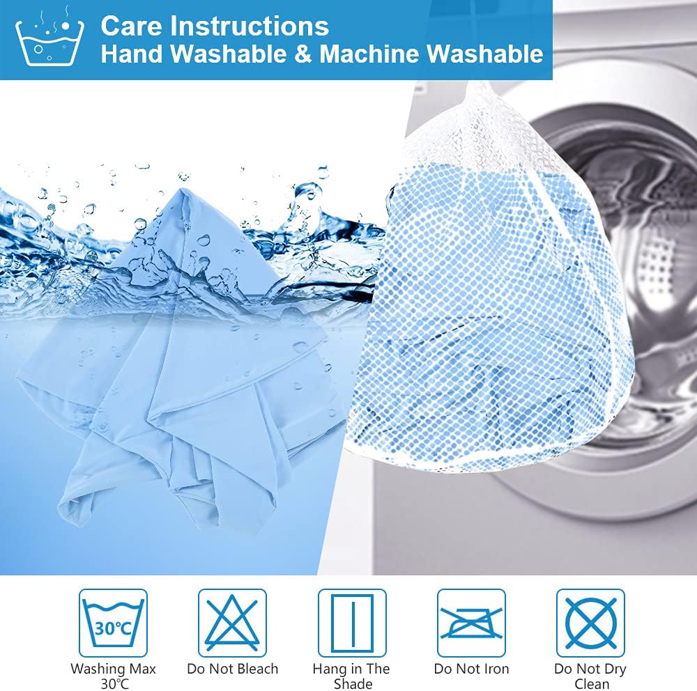 2-Pack Premium Silky Super Cooling Blue Pillowcases –  Extreme Q-Max 0.5 | Bowlift