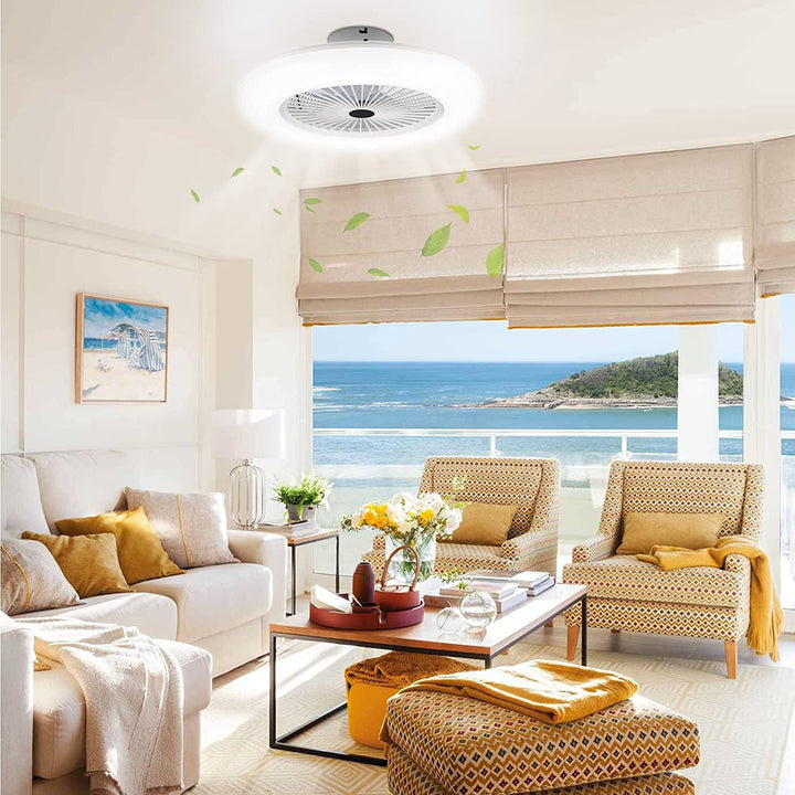 Ceiling fan with lighting 80W with remote control | Bowlift