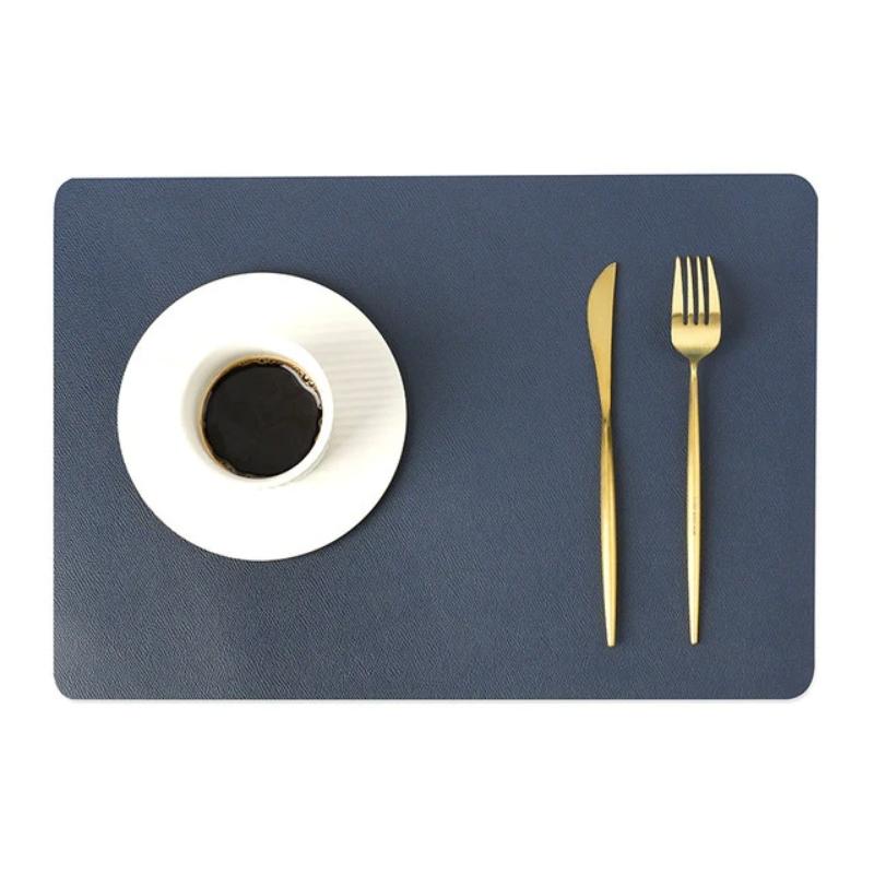 BowLift | Modern Rectangular Waterproof PU Leather Place Mats