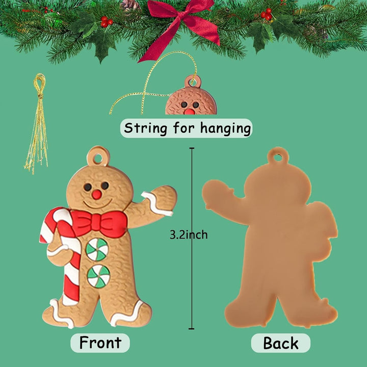 BowLift | Set of 12 Gingerbread Ornaments - SweetBakes