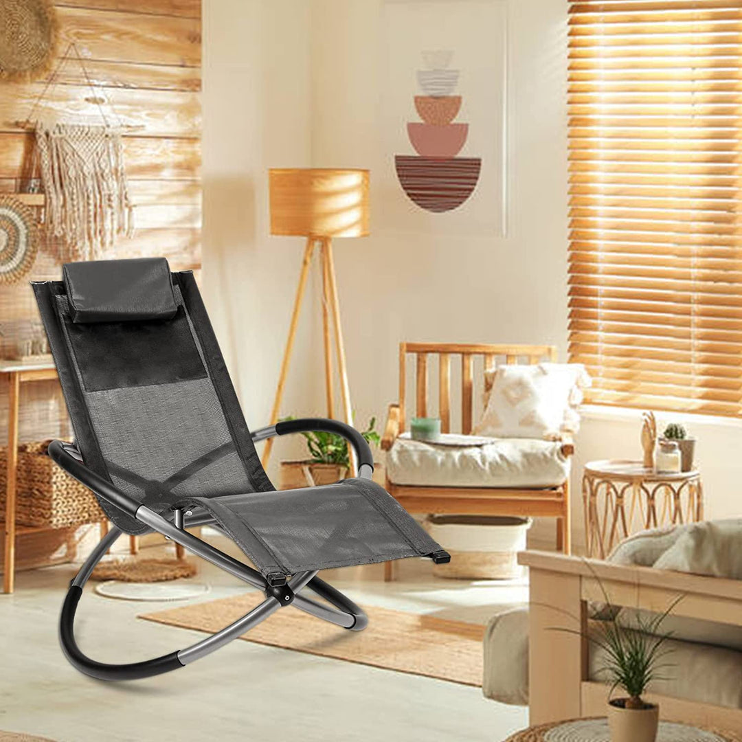 Relax lounger deck chair swinging lounger foldable | Bowlift