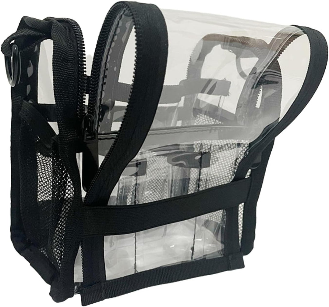 BowLift | Large Transparent PVC Makeup Bag for Travel & Daily Use – Aveline