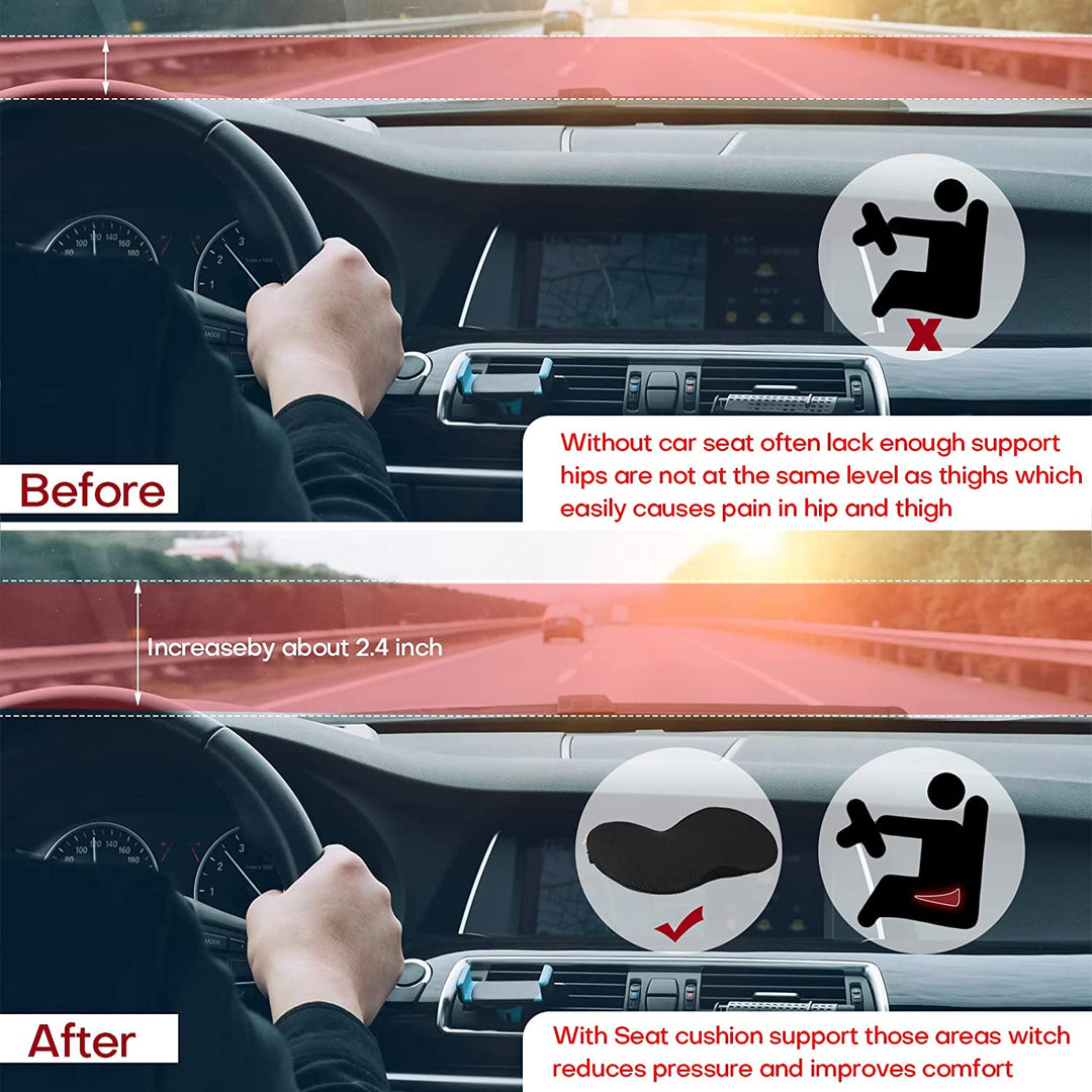 BowLift | Car Seat Cushion for Shorter Drivers