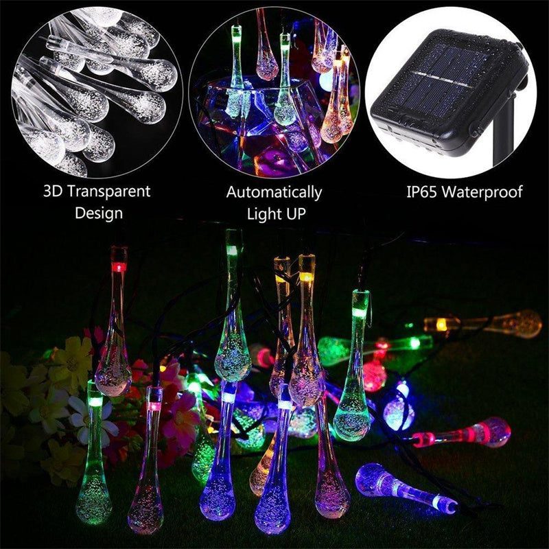 BowLift | Water Drop Solar Lights