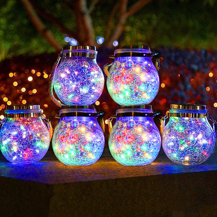 Solar Mason Jar Lamp - Lunara | Bowlift
