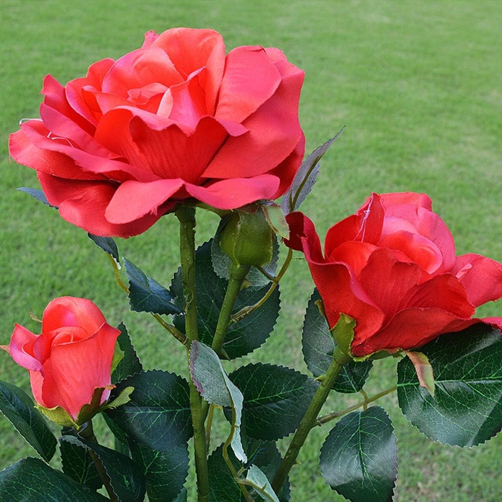 BowLift | Solar-powered rose lights – garden stakes with solar panel for decorative lighting
