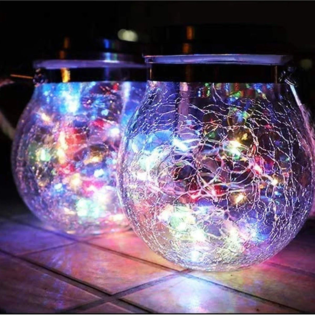 Solar Mason Jar Lamp - Lunara | Bowlift